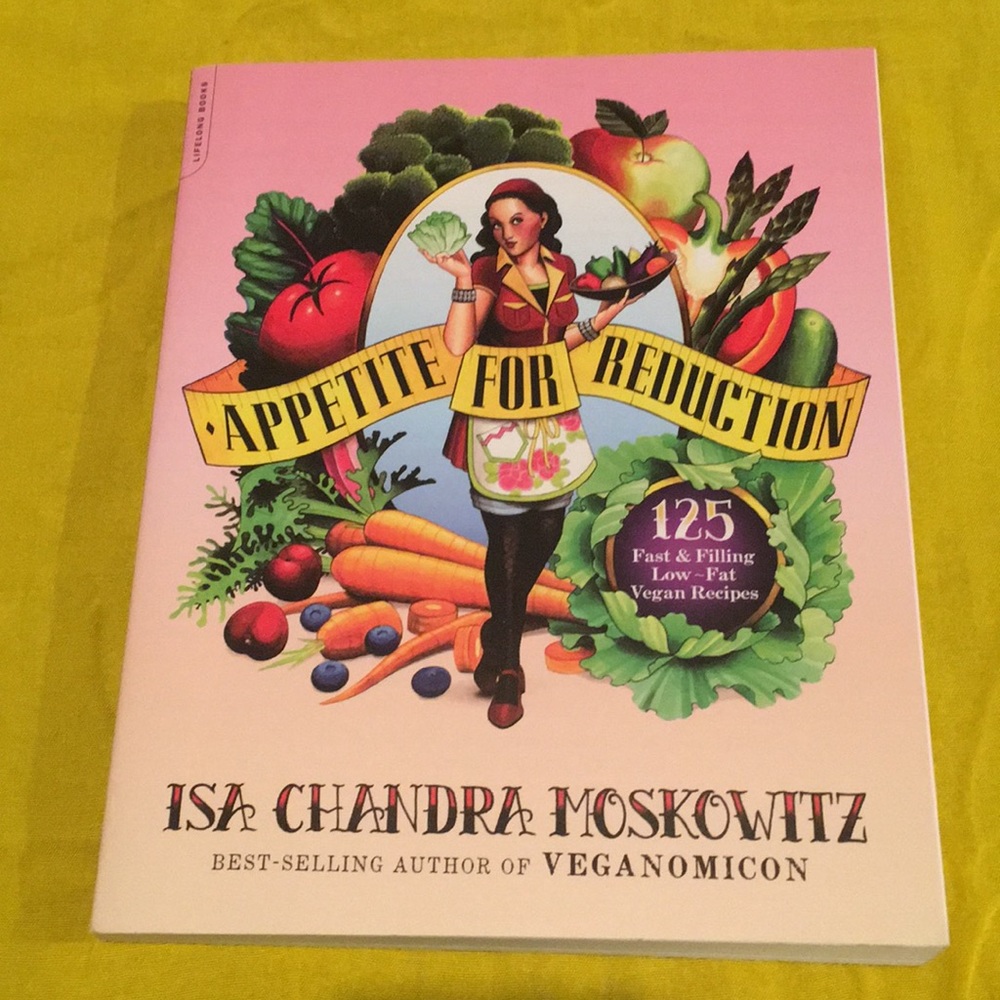 Host Pick! NWOT signed Vegan cookbook; Appetite for Reduction